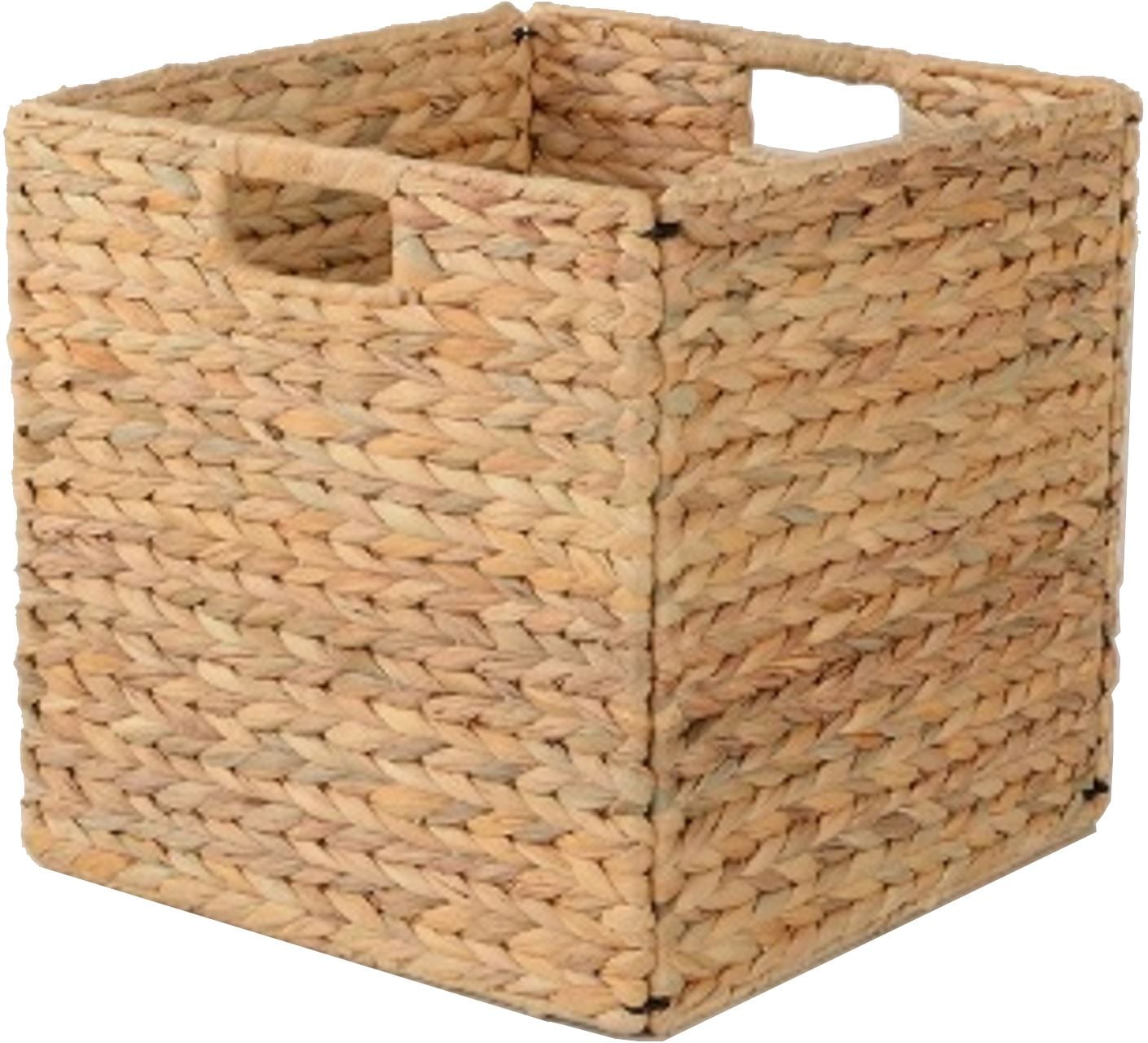 Weiss Cube Woven Natural Material Collapsible Basket, 13 x 13-in O7R0 - product image 1