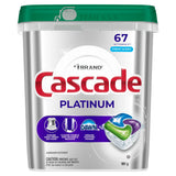 Platinum ActionPacs Dishwasher Detergent Pods, Fresh, 67 Count H6H1 - product image 1