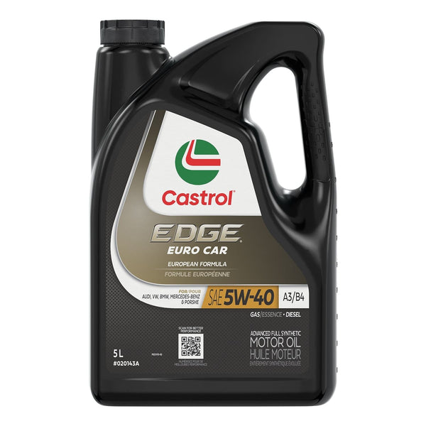 Euro A3/B4 5W40 Advanced Synthetic Engine/Motor Oil, 5-L R7E5