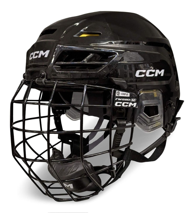 Tacks 120 Hockey Helmet & Cage Combo, Junior/Senior, Black, Various Sizes T7S8