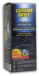Bryte Ceramic Cooktop Cleaning Kit, 237-mL, Includes Cream Cleanser, 2 Pads and 1 Scraper V4V4 - product image 1