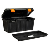 Portable Plastic Tool Box with Removable Tray, 20-in Q0Y4 - product image 1