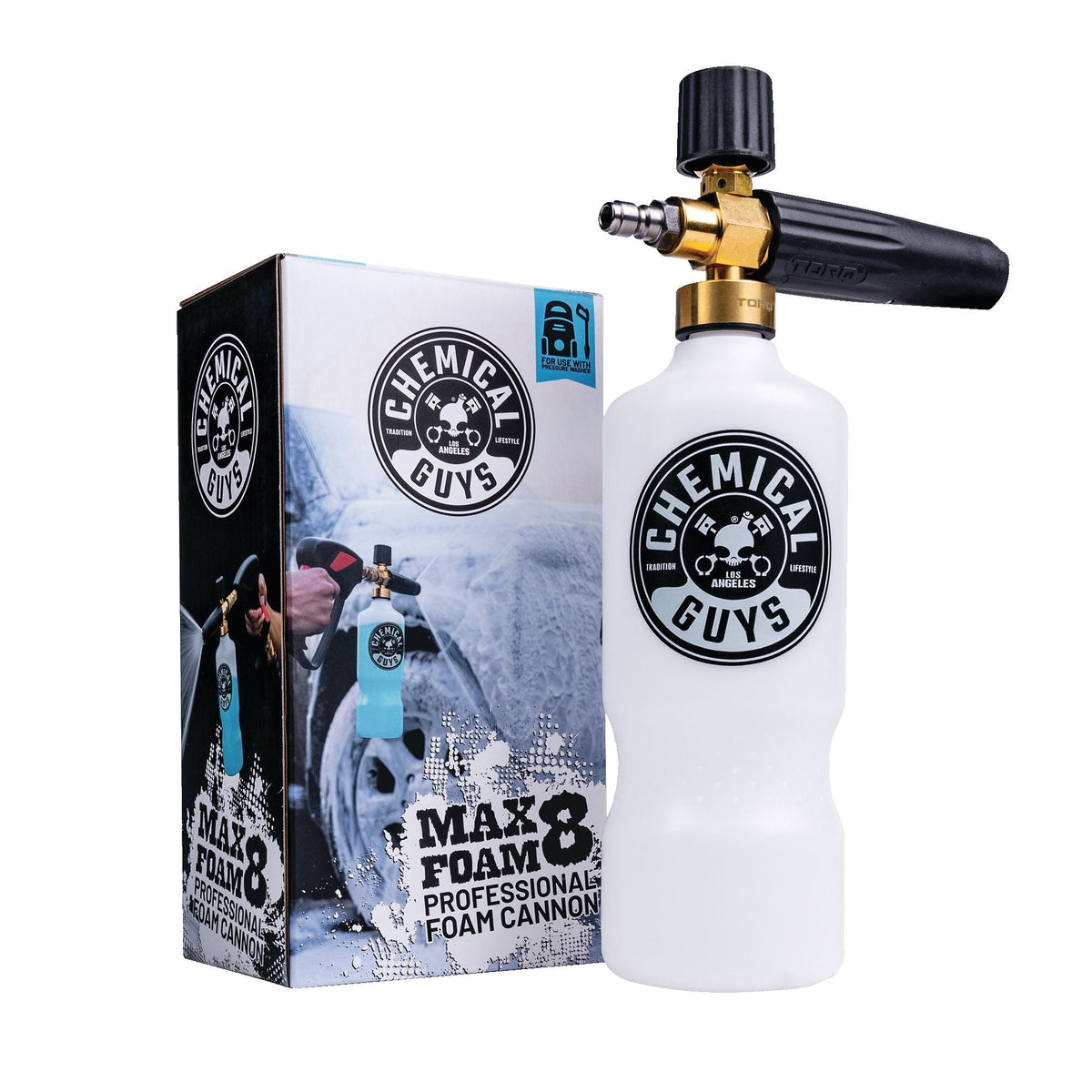 Guys Professional Max Foam Cannon Compatible with 4200 PSI Pressure Washer 14-in Y7D2 - product image 3