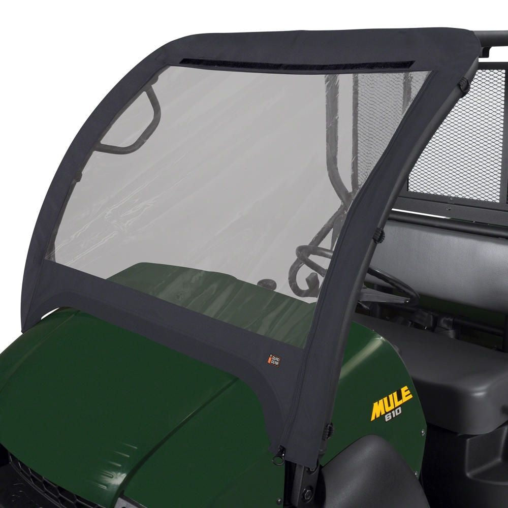 Classic Accessories QuadGear UTV Front Windshield, Fits Kawasaki Mule 600 610, Black K0W7 - product image 2