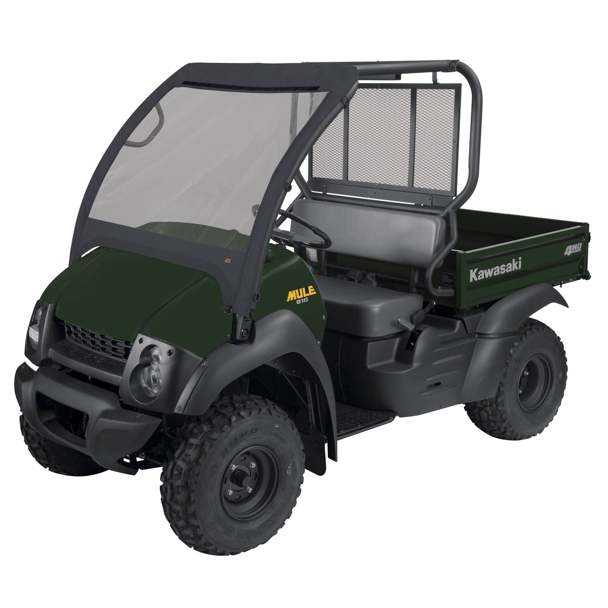 Classic Accessories QuadGear UTV Front Windshield, Fits Kawasaki Mule 600 610, Black K0W7 - product image 3