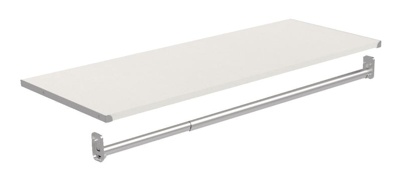 Modular Shelf & Hang Rod Kit, White I1D4