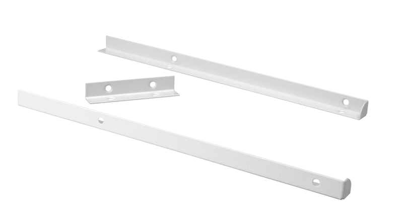 Suite Symphony Metal Top Shelf Support Kit, White W0O1