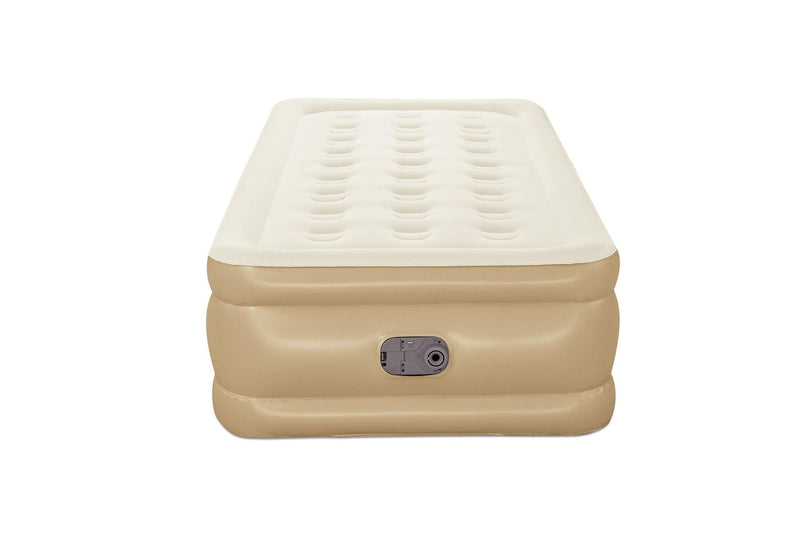 GuestRest Double-High Airbed, Air Mattress with Pump, Twin M3R3
