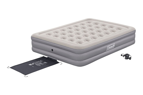 SupportRest Plus Double High Queen Airbed with Pump, 78x60x15-in X4L0