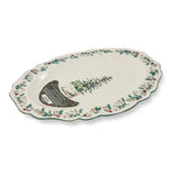 Home 29-cm Dishwasher Safe Winter Berry Serving Platter Q9M0 - product image 1