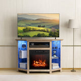 Fireplace TV Stand with Led Lights and 18" B6T6 - product image 3