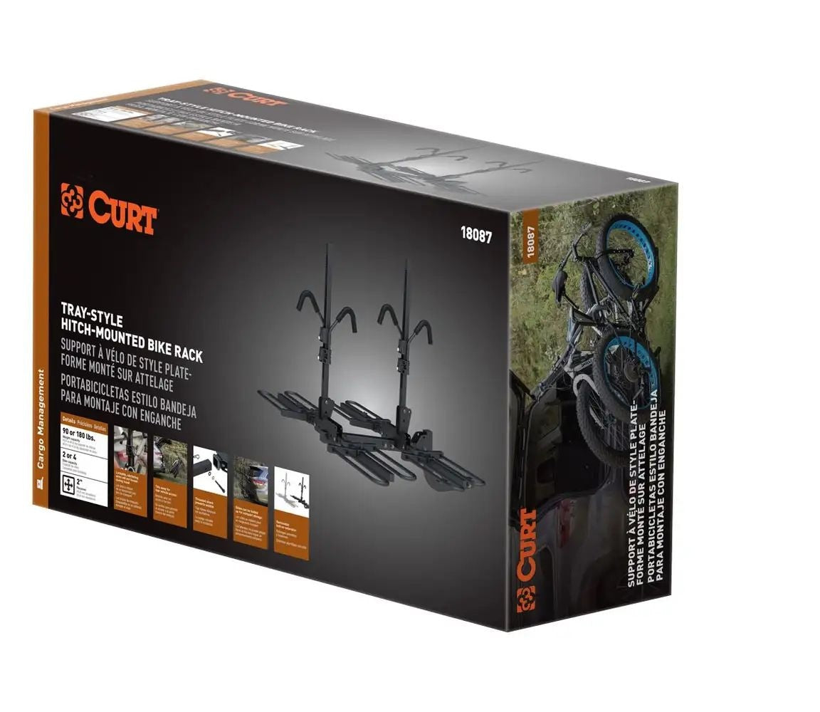 18087 Tray-Style Hitch-Mounted Bike Rack (4-Bike, 2-in Shank) Z7Y5 - product image 2