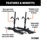 18087 Tray-Style Hitch-Mounted Bike Rack (4-Bike, 2-in Shank) Z7Y5 - product image 5