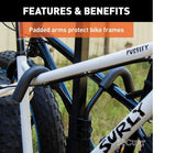 18087 Tray-Style Hitch-Mounted Bike Rack (4-Bike, 2-in Shank) Z7Y5 - product image 8