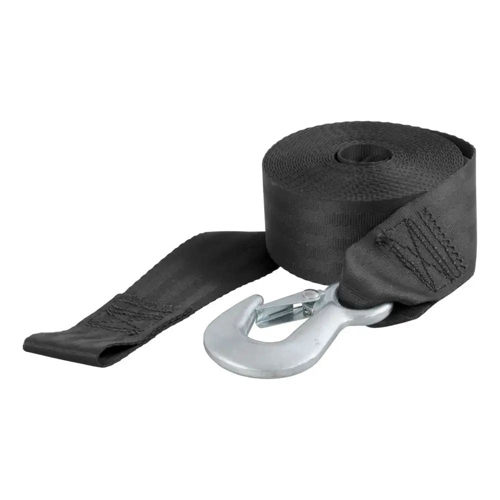 29451 2-in x 20-ft Nylon Winch Strap with Hook, 3,300-lbs T4E4 - product image 1
