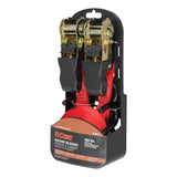83001 10-ft Red Cargo Straps with S-Hooks (500-lb, 2-pk) U0T3 - product image 2