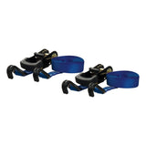 83020 Cargo Straps with J-Hooks, Blue, 733-lb, 16-ft, 2-pk Z7K3 - product image 1