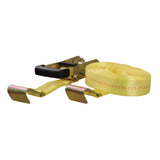 83048 27-ft Yellow Cargo Strap with Flat Hooks (3,333-lb) R9V3 - product image 1