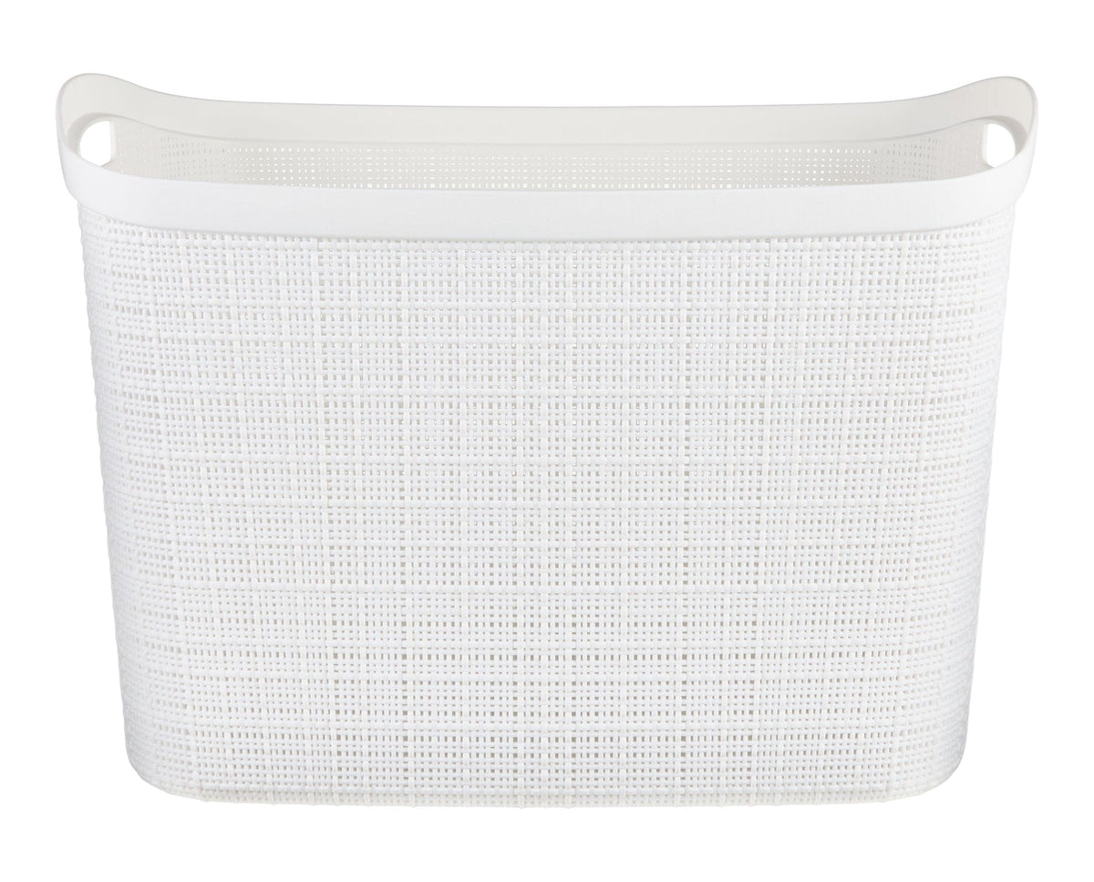Extra Large Jute Weave Storage Basket, White E7V2 - product image 1