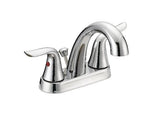 Plymouth Double Handle 4-in Centreset Bathroom Sink Faucet with Pop-Up Drain, Chrome Z7Z0 - product image 1
