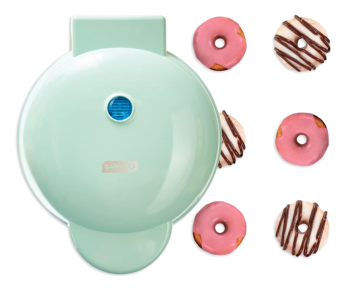 Express Mini Compact Electric Donut Maker, Non-Stick Surface, Aqua B1A2 - product image 5