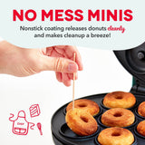 Express Mini Compact Electric Donut Maker, Non-Stick Surface, Aqua B1A2 - product image 7
