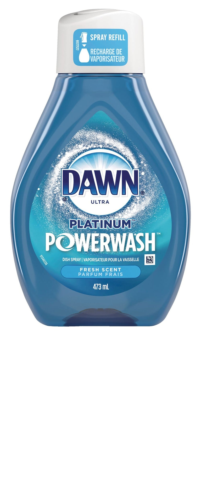 Ultra Platinum Powerwash Dish Spray Refill, 473-mL T4I6
