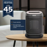 HFX42T15GI Oscillating Compact Ceramic Space Heater, 1500W, Grey N8K5 - product image 2