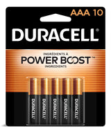 Coppertop AAA Alkaline Batteries, All Purpose, 10-pk E4L6 - product image 1