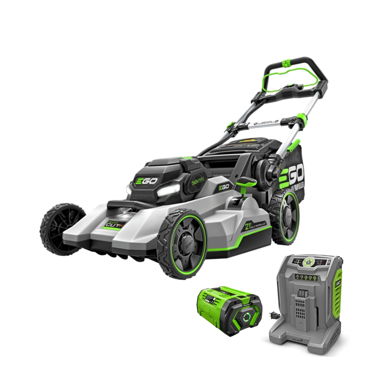 56V Brushless Cordless 21-in Self-Propelled Lawn Mower, Includes (1) 10Ah Battery and (1) 700W Turbo Charger, LM2156SP W0Q7 - product image 3