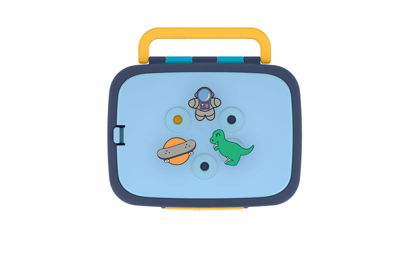 Benn Kids' Lunch Box with Quick Fill Lid, Assorted Colours, 3.6-Cups Q3F1