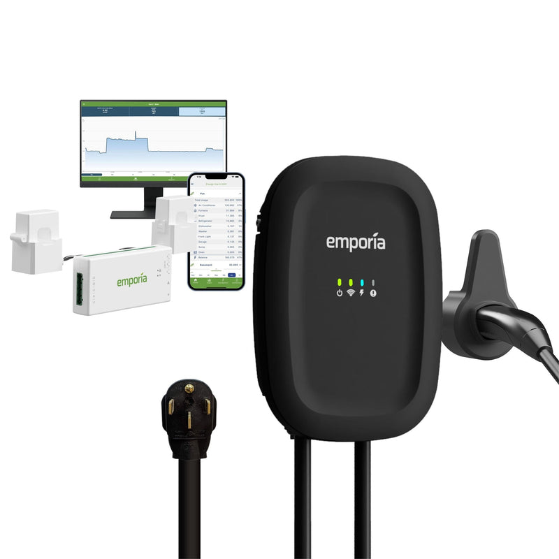 40A Wi-Fi Level 2 NEMA 14-50 NACS EV Charger with Load Management B7I7