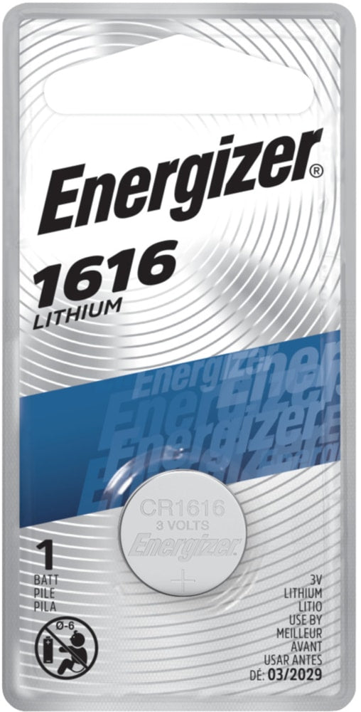 1-pk CR1616 DL1616 3V / 3 Volt Lithium Coin Cell Battery, Long Lasting, All Purpose T8B7