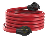 50A 25-ft Single-Outlet RV & EV Extension Cord, Red R9J7 - product image 1