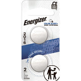 CR2016 3V / 3 Volt Lithium Coin Cell Batteries for Watches & Electronics, 2-pk Q9L2 - product image 2