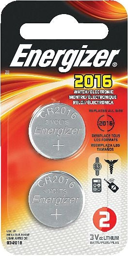 CR2016 3V / 3 Volt Lithium Coin Cell Batteries for Watches & Electronics, 2-pk Q9L2 - product image 3