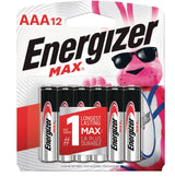 Max 12-pk AAA Alkaline Batteries, Long Lasting, All Purpose I3Z1 - product image 1