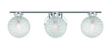 3-Light Chrome Vanity Light with Diamond Shades B9A9 - product image 4