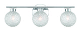 3-Light Chrome Vanity Light with Diamond Shades S0V9 - product image 6