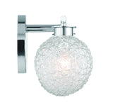 3-Light Chrome Vanity Light with Diamond Shades S0V9 - product image 8