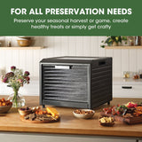 Performance Series 10-Tray Food Dehydrator, Steel, 700W, Stainless Steel, Black J5H3 - product image 6