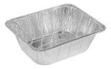 Reusable Half Extra Deep Steam Baking Pan, Silver, 11-in, for Baking/Cooking/Steaming O5L6 - product image 1