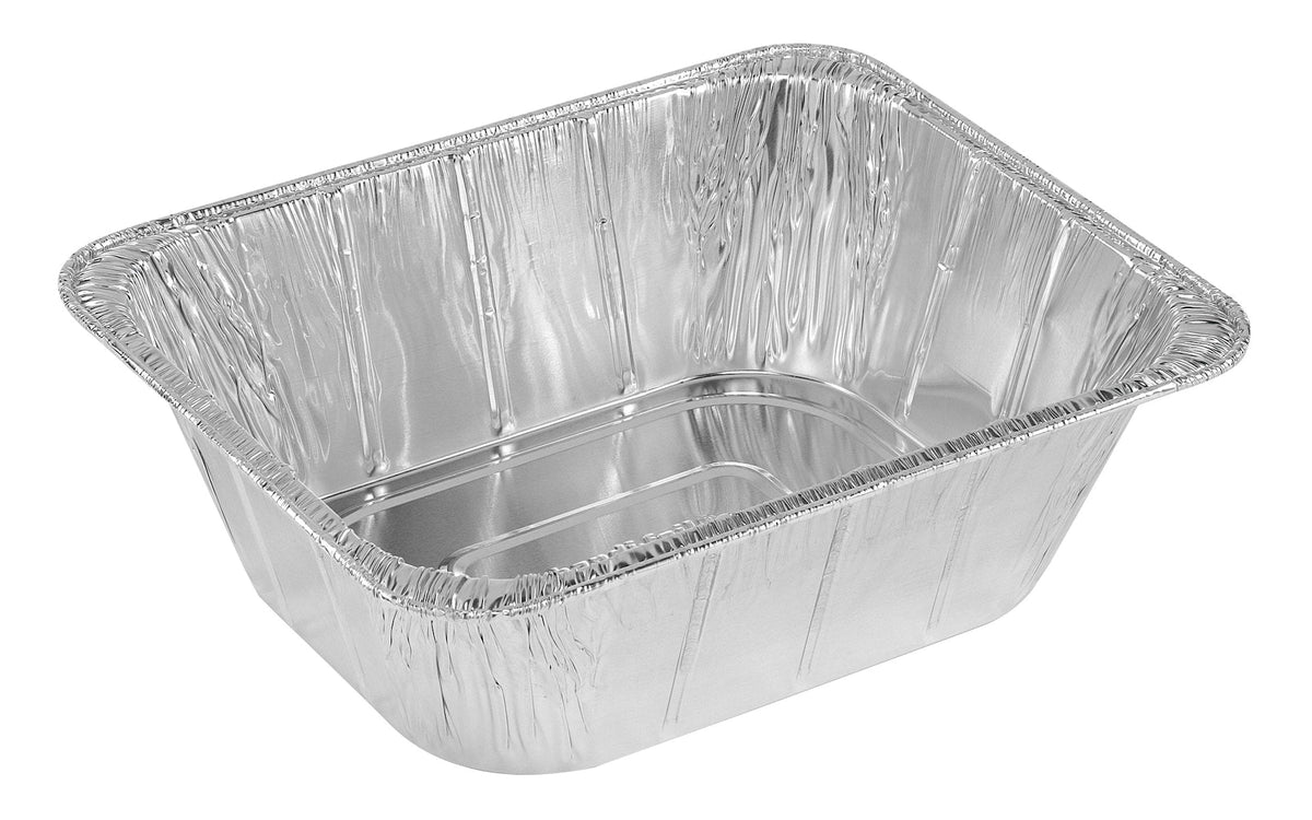 Reusable Half Extra Deep Steam Baking Pan, Silver, 11-in, for Baking/Cooking/Steaming Z5W9 - product image 1