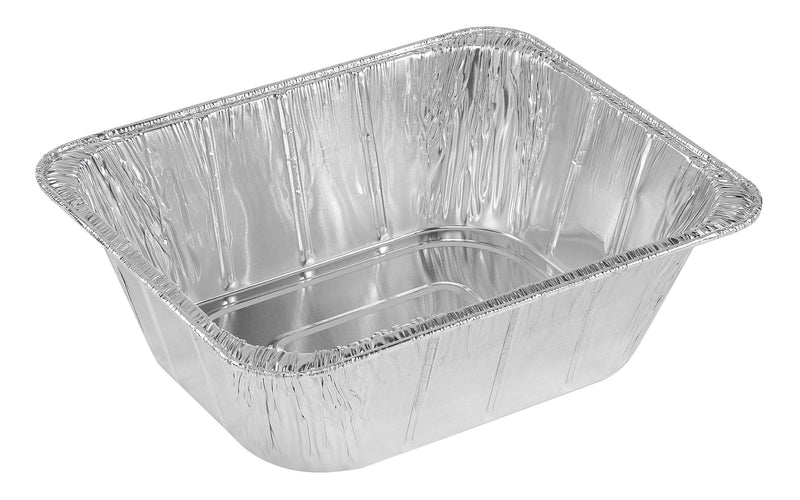 Reusable Half Extra Deep Steam Baking Pan, Silver, 11-in, for Baking/Cooking/Steaming Z5W9