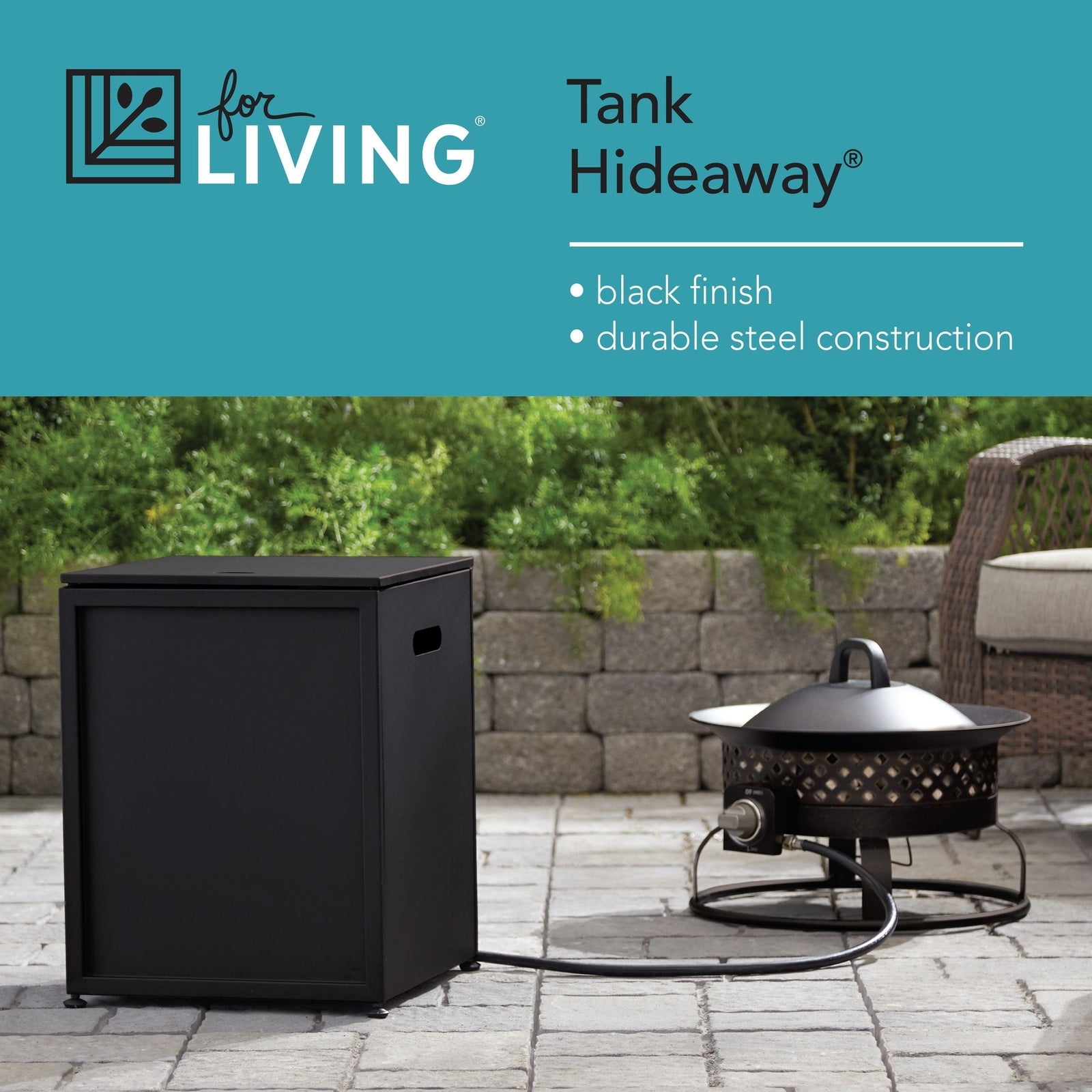 20lb Propane Tank Hideaway/Holder For Fire Pit K1Y8 - product image 3