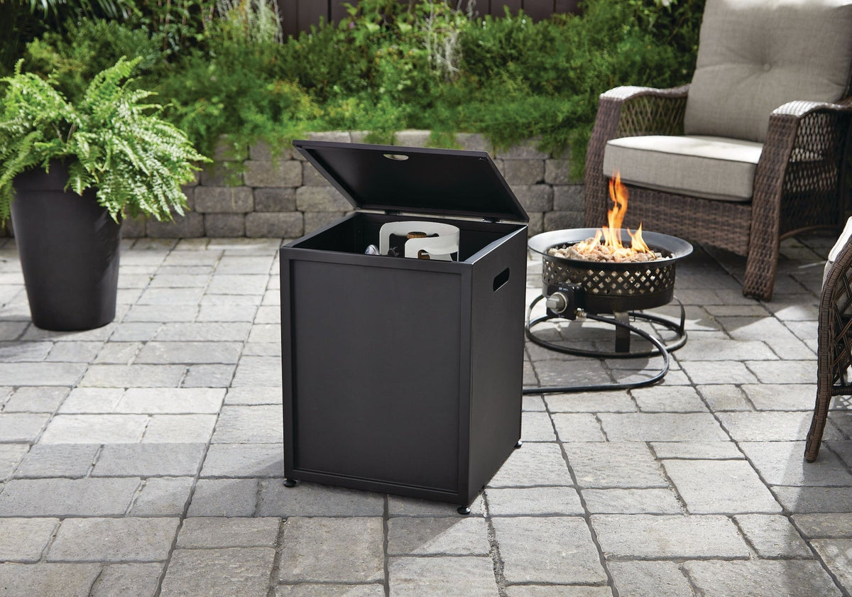 20lb Propane Tank Hideaway/Holder For Fire Pit R7Z7 - product image 5