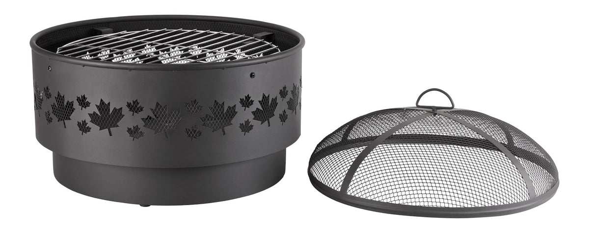 Brome Round Outdoor Wood Firepit, 24-in J9H8 - product image 5