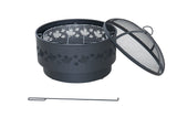 Brome Round Outdoor Wood Firepit, 24-in J9H8 - product image 7