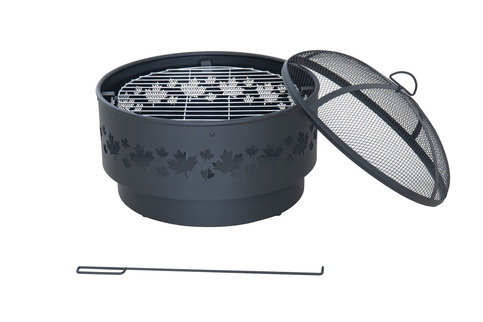 Brome Round Outdoor Wood Firepit, 24-in K2A4 - product image 7