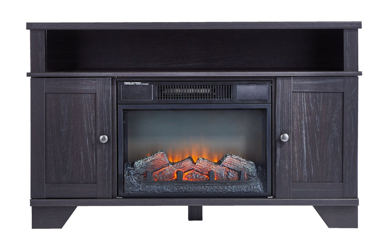 Hamilton Electric Fireplace TV Stand, 44.5-in, 1500W, Brown Cappucino P4G0